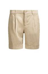 Relaxed Fit Shorts I Bomuld Med Stræk Og Høj Talje