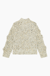 Flower Crochet Sweater K2588 - Multicolour - Ganni - Creme S