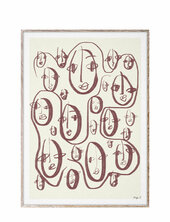 Random Faces - 50x70 Paper Collective Patterned