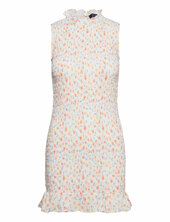Camille Verona Crepe Smock Drs French Connection White