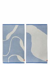 Nova Arte Towel, 2-pack Mette Ditmer Blue