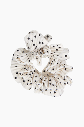 Flæse Dalmatians Scrunchie - White - Pico - Hvid One Size