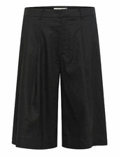 Gzizza Linen Mw Shorts Gestuz Black
