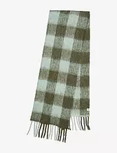 Check Mincho Scarf Becksöndergaard Green