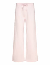 Wide Leg Cotton Joggers Mango Pink