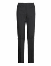 Straight Pleated Trousers Mango Black