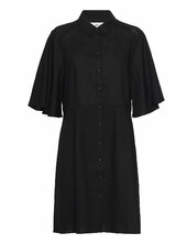 Slfgulia 2/4 Short Shirt Dress D Selected Black