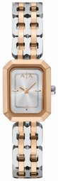 Armani Exchange Dameur Ax5810 Faye Sølvfarvet/rosaguldtonet Stål