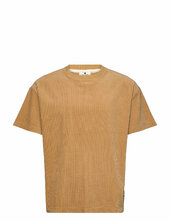 Akvillads Corduroy S/s Tee Anerkjendt Yellow