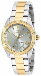 Invicta Dameur 20323 Angel Sølvfarvet/gul Guldtonet Stål Ø34 Mm