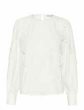 Kachristine Blouse Kaffe White