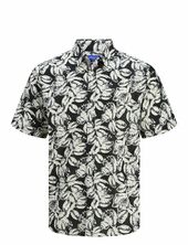 Jorjoshua Split Aop Shirt Ss Jnr Jack & J S Black