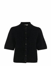 Alphagz Ss Short Cardigan Noos Gestuz Black