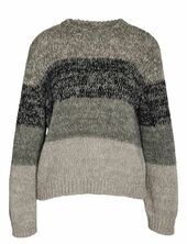 Nmnanna L/s O-neck Knit Fwd Noisy May Grey