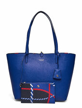 Faux-leather Reversible Tote Bag Lauren Ralph Lauren Blue