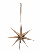 Star Ornament S Broste Copenhagen Beige
