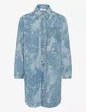 Slaltea Denim Dress Soaked In Luxury Blue