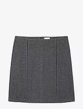 Cosy Checked Skirt Tom Tailor Grey