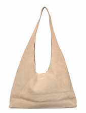Suede Shoulder Bag Mango Beige