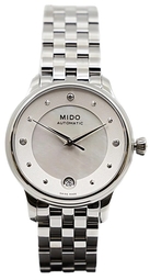 Mido Dameur M039.207.11.106.00 Baroncelli Sølvfarvet/stål Ø33 Mm