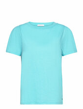 T-shirt With Pleats Coster Copenhagen Blue