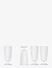 Picnic Juni Glass High Sagaform White