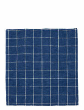 Grid Tablecloth - 260x140 Cm Oyoy Living Design Blue