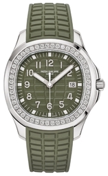 Patek Philippe Dameur 5267/200a/011 Aquanaut Grøn/gummi Ø38.8 Mm