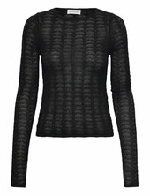 Wool Lace Top House Of Dagmar Black