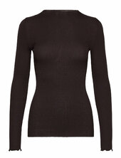 Silk T-shirt Rosemunde Brown