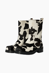 Delaware Pony Boots - White Multi - Soulland - Mønstret 39