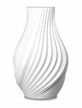 Twist Vase H18 Cm Hvid Porcelæn Lyngby Porcelæn White