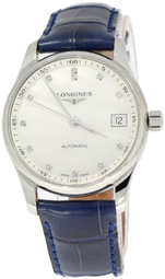 Longines Dameur L2.357.4.87.0 Master Hvid/læder Ø34 Mm