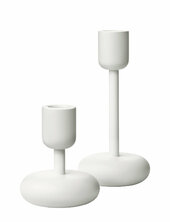 Nappula Candleholder White Big And Small Iittala White