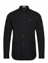 Reg Pinpoint Oxford Shirt Gant Black
