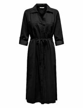 Onlaris Life Ls Belt Shirt Dress Cc Wvn Only Black