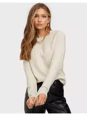 Only Onlrica Life L/s Pullover Knt Noos Striktrøjer Birch W. Melange