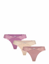 Seamless String W Lace On Side 3-pack Missya Patterned