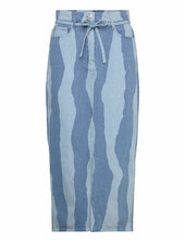 Slmaisa Skirt Soaked In Luxury Blue