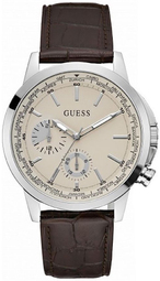 Guess Herreur Gw0664g1 Spec Beige/læder Ø44 Mm