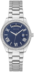 Guess Dameur Gw0307l1 Luna Blå/stål Ø36 Mm