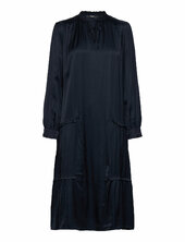 Drape Midi Dress Esprit Collection Navy