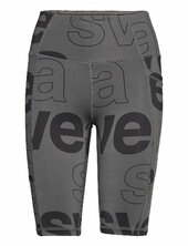 W. Big Logo Biker Shorts Svea Grey