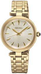 Seiko Dameur Srz554p1 Classic Champagne/gul Guldtonet Stål Ø30 Mm