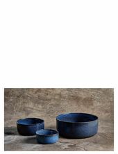Raw Midnight Blue - Lille Skål 1 Stk D9,5 X H4,5 Cm, 24 Cl Aida Blue