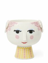 Eva Urtepotteskjuler På Fod Ø15.5 Cm Pink Bjørn Wiinblad Patterned