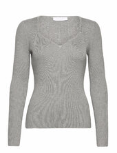 Knit With Heart Shape Neck Coster Copenhagen Grey