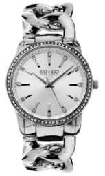 So & Co New York Dameur 5071.1 Soho Sølvfarvet/stål Ø38 Mm