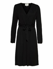 Missa Drape Dress Second Female Black