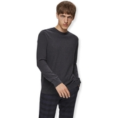 Pullovere Selected  Noos Berg Crew Knit - Antracit Melange